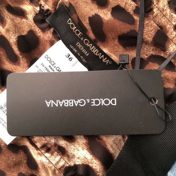 Dolce & Gabbana Patchwork Denim Wrap Dress - Picture 10 of 10